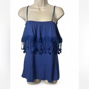 ‎Fringe Tassel Tank Top